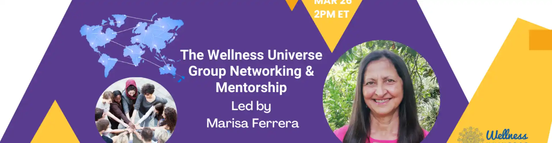 WU Group Networking & Mentorship mit Marisa Ferrera - Online Class by The Wellness Universe